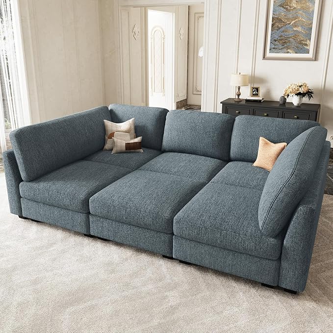 Belffin 86.2" Sectional Sleeper Sofa Bed