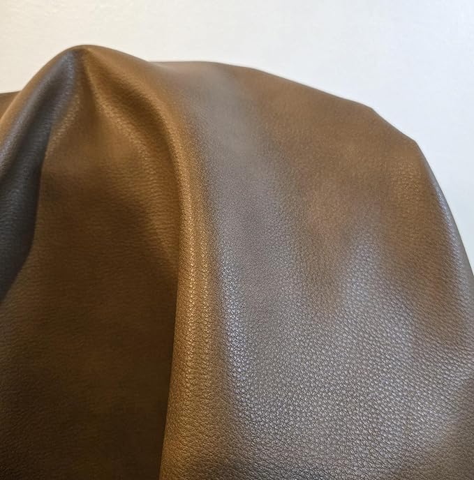 Soft Faux Leather Fabric PU Leather by The Yard Synthetic Pleather 0.9 mm Nappa