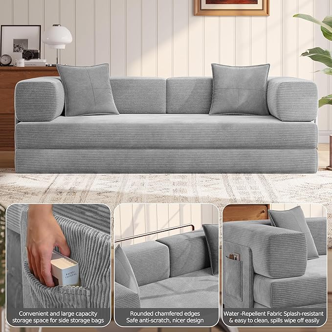 MoonSpeak 78.8''Sleeper Couch Bed