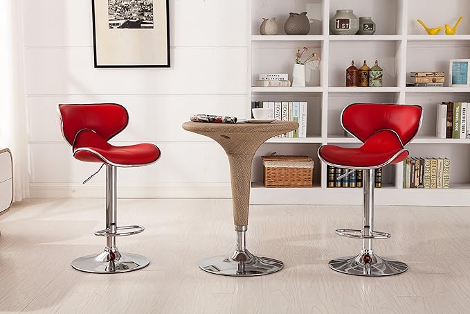 Roundhill Furniture Masaccio Cushioned Leatherette Upholstery Airlift