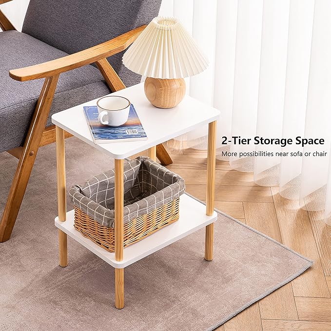 Apicizon 2 Tier End Table, Small Side Table