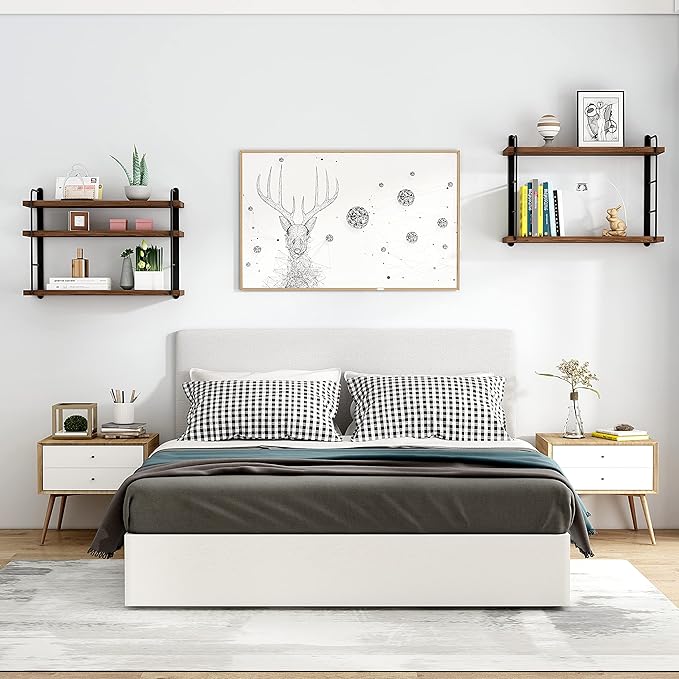 MXCSE Wall Shelves, Wall Mounted Bookshelves, DIY Floating Shelves