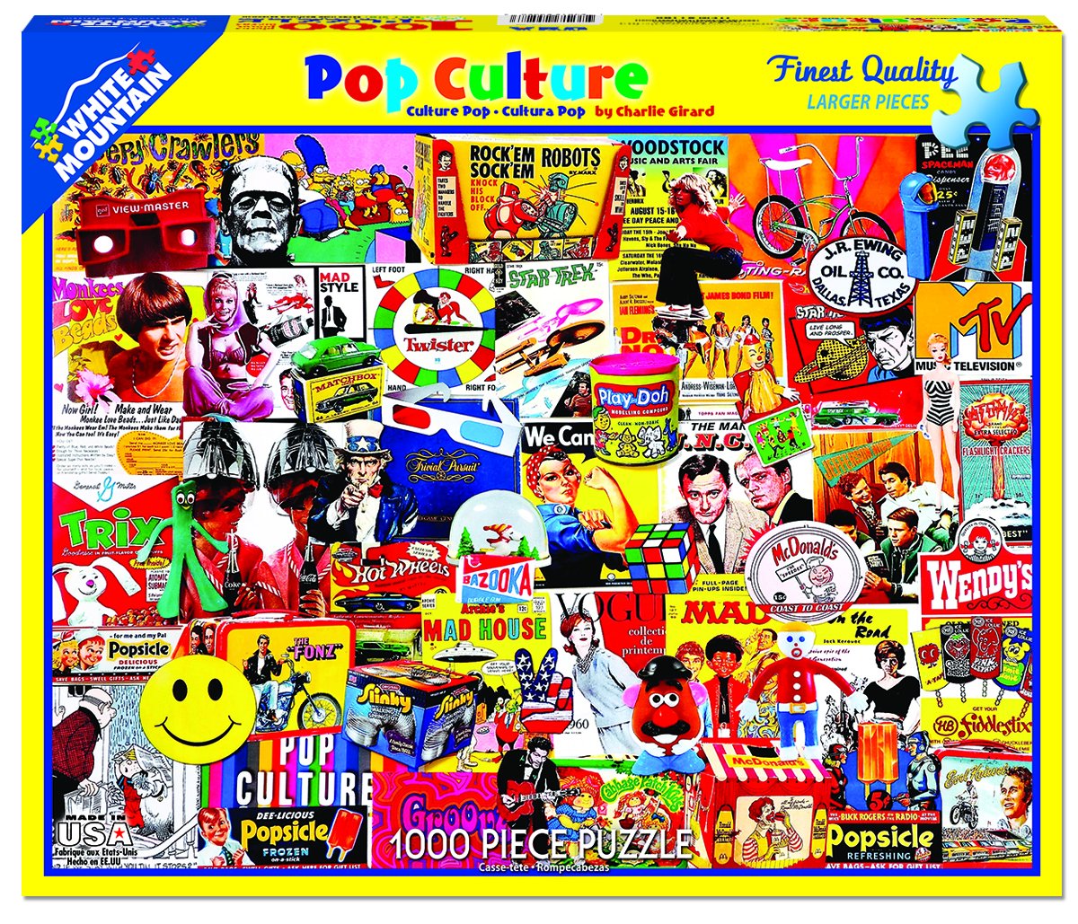 White Mountain Puzzles Pop Culture - 1000 Piece Jigsaw Puzzle