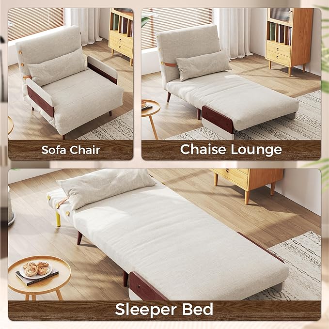 JASIWAY Convertible Sleeper Chair Bed