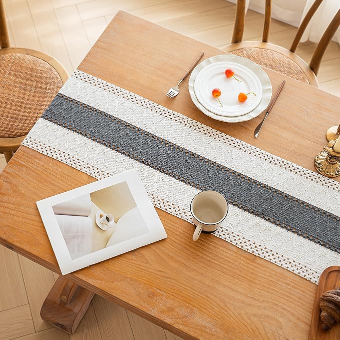 FEXIA Boho Table Runner for Summer Home Decor