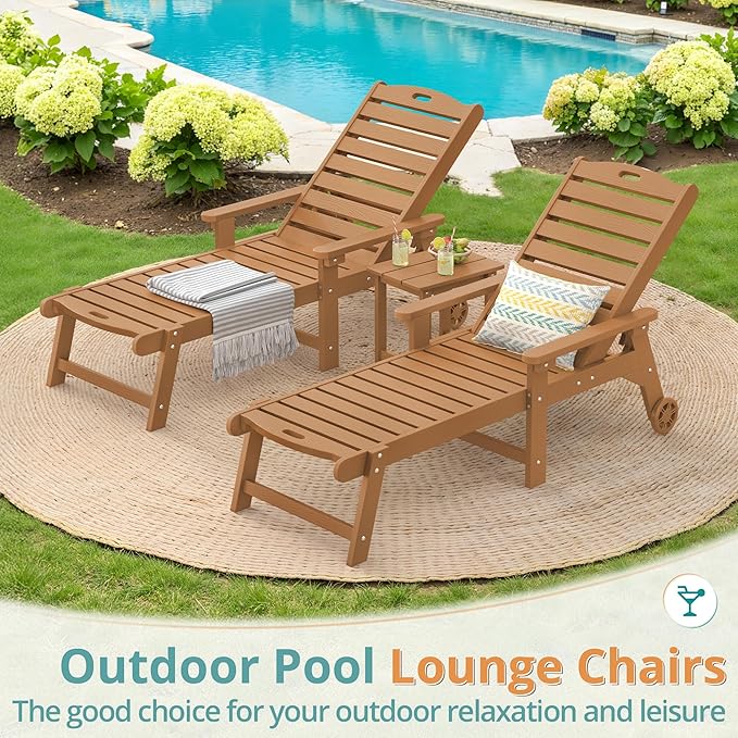 LUE BONA Outdoor Lounge Chair Set