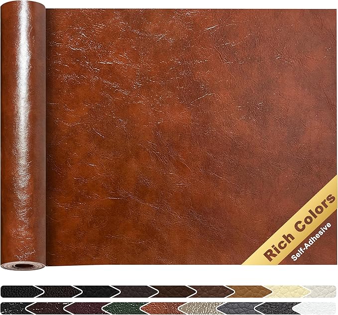 KING MOUNTAIN Leather Repair Patch, 16 x 60 Inches Self-Adhesive Repair Tape