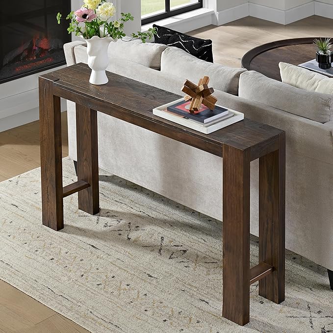 Alaterre Furniture Classic Solid Wood Console Table