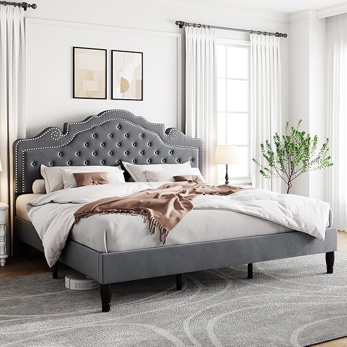 Allewie King Size Bed Frame