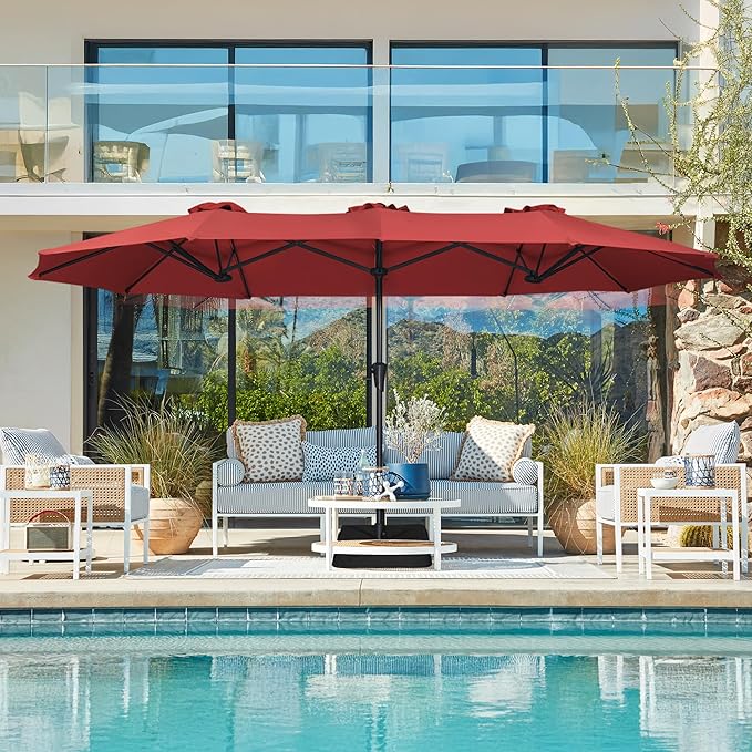 SUPERJARE 13FT Outdoor Patio Umbrella