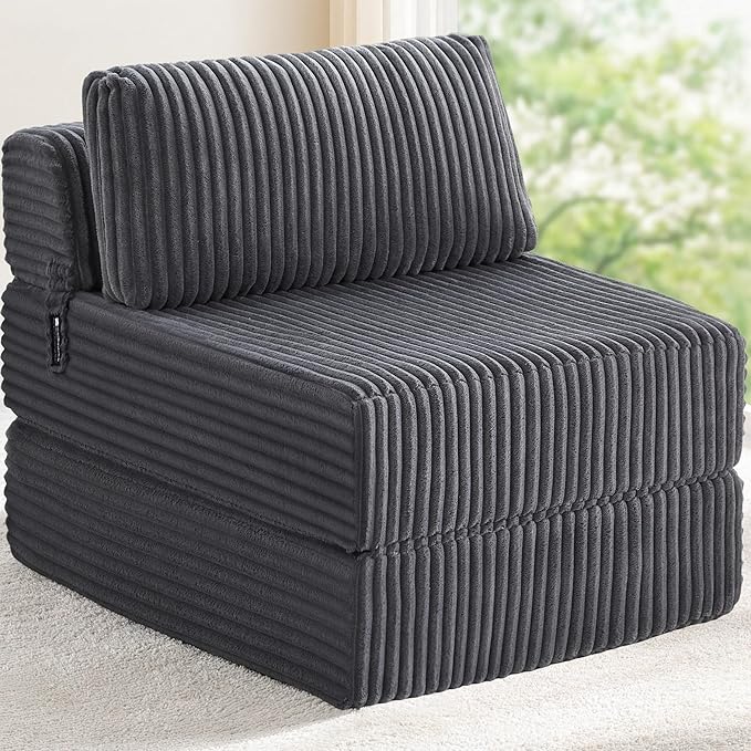 Convertible 4-in-1 Folding Sofa Bed Boneless Sleeper Chair Couch Foldable