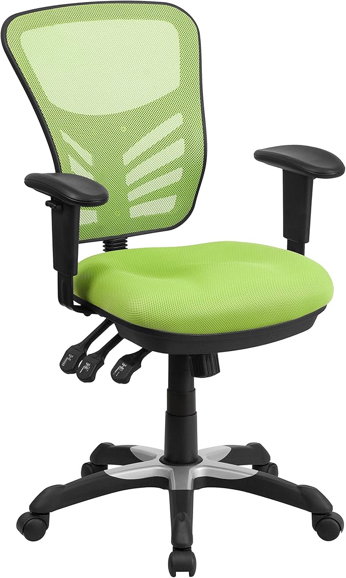 Flash Furniture Nicholas Mid-Back Swivel Office and Gaming Chair, Ergonomic
