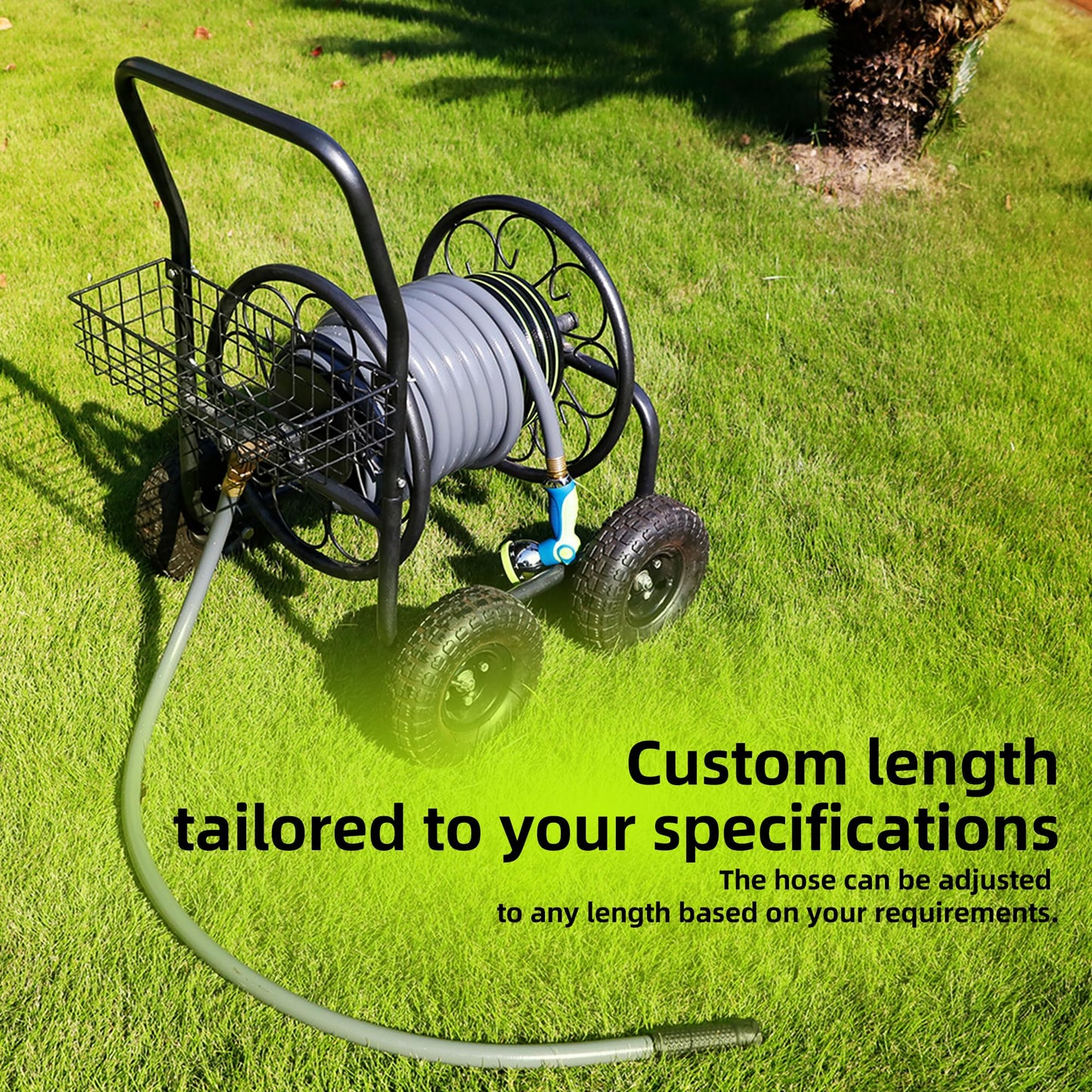 Worth Leader Garden Hose 3/4 in. x 25 ft. -No Kink, Flexible, Leakproof, Male/Female -Heavy Duty Durable 5 Layers PVC Rubber Lightweight Water Pipe for Gardening, Agriculture & Lawn Care -500PSI Burst