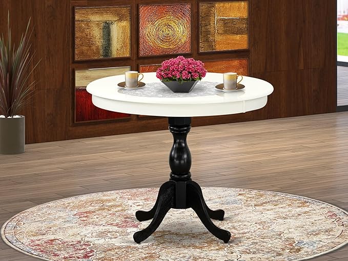 East West Furniture AMT-LBL-TP Antique Modern Kitchen Table