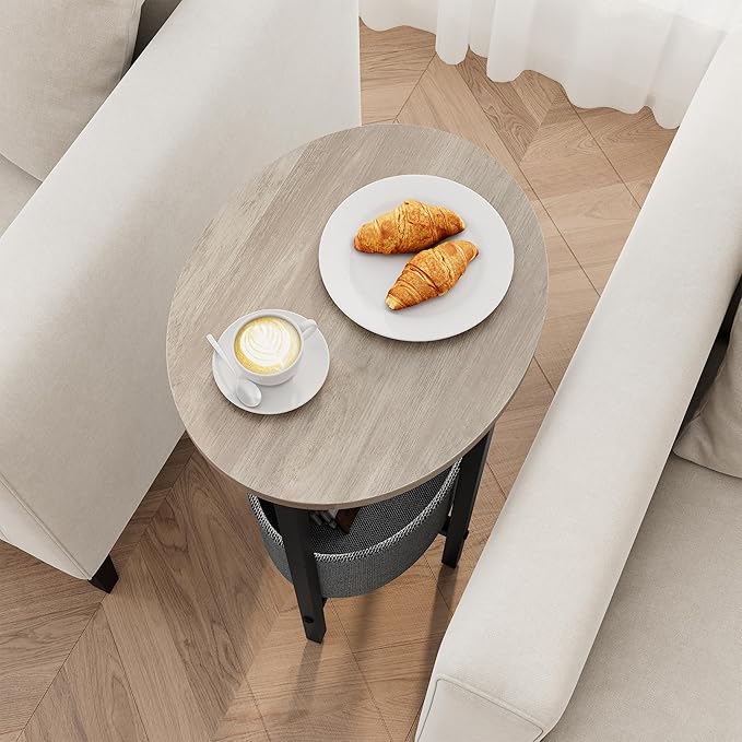 Vagusicc Round Side Table End Table