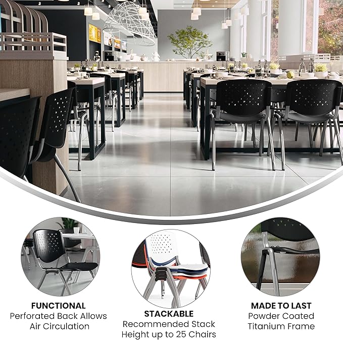 Flash Furniture Hercules Series Plastic Contoured Lobby Chairs