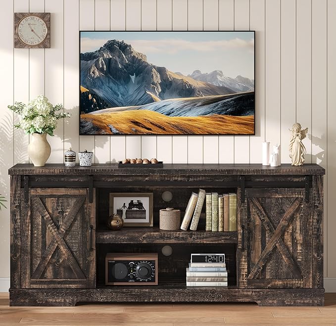 AMERLIFE 66" Farmhouse TV Stand