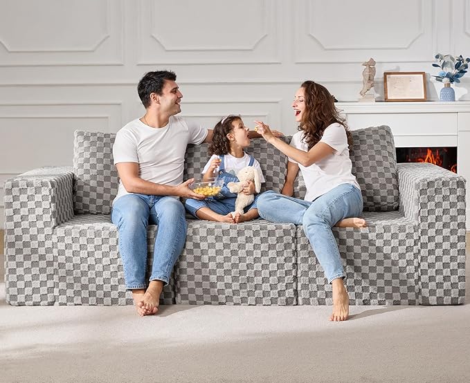 Modular Sectional Sofa 3-Seater Modular Couch