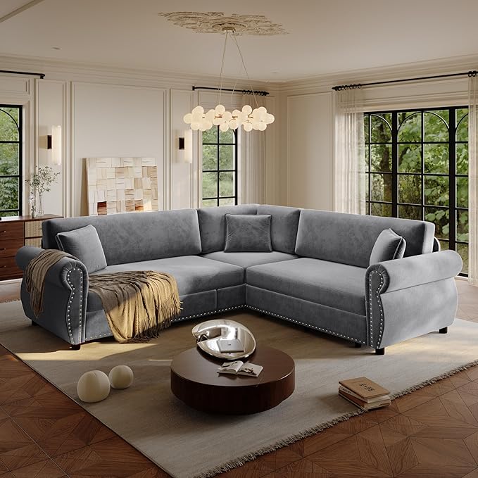 88.2" Sectional Sleeper Sofa