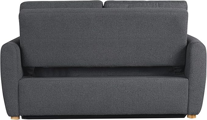 Serta Galway 66.5" Convertible Sleeper Loveseat, Full Size, Dreamcoil Comfort