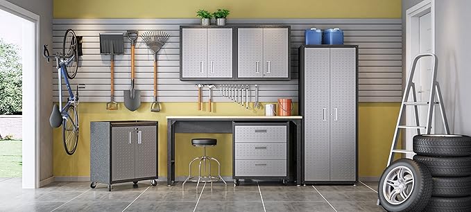 Manhattan Comfort Fortress Standing Cabinet Storage