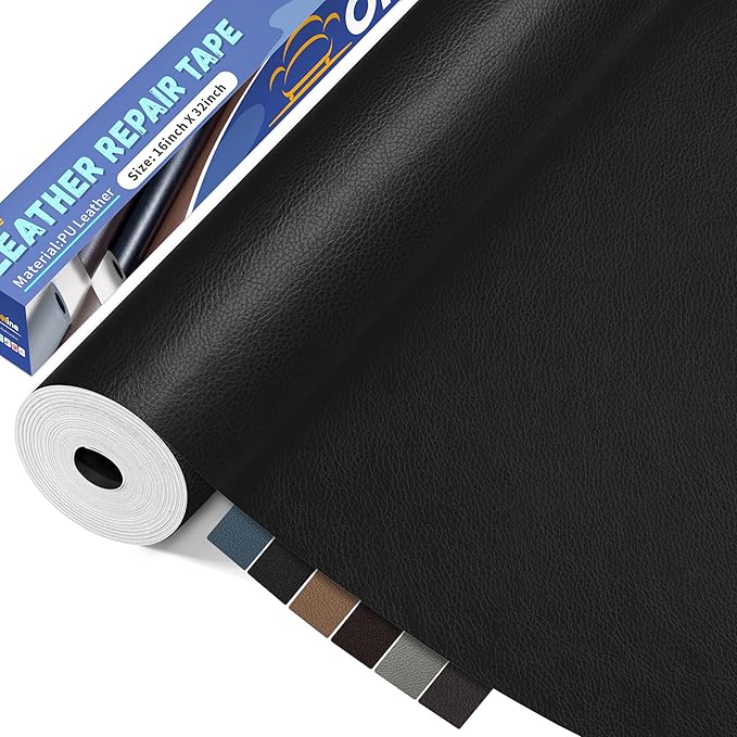 ONine Leather Repair Patch, Self-Adhesive Couch Patch, Car Seats Backpack