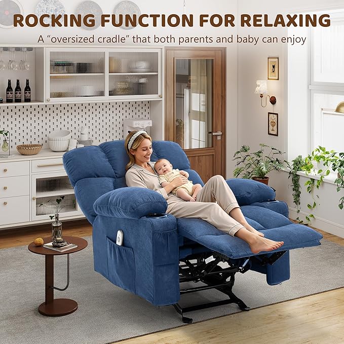 Massage Rocking Recliner Chair, Ergonomic Recliners Sofa
