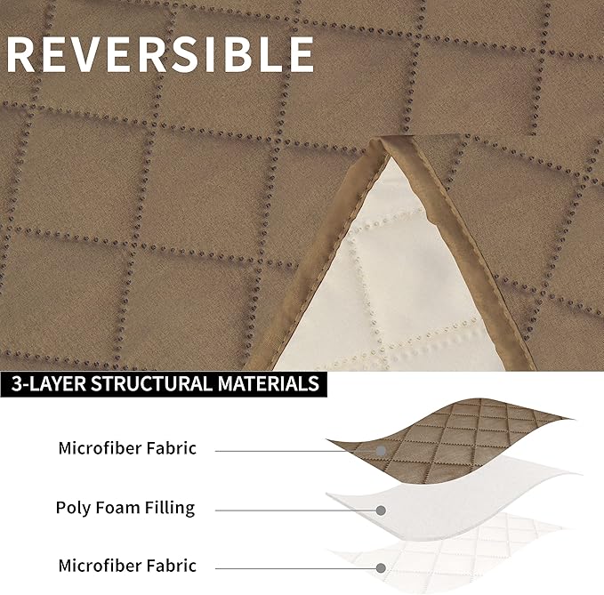 Easy-Going Recliner Sofa Cover, Reversible Couch Cover