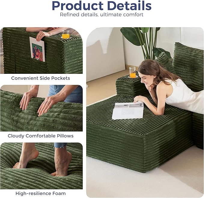 MAXYOYO Modular Sectional Couch