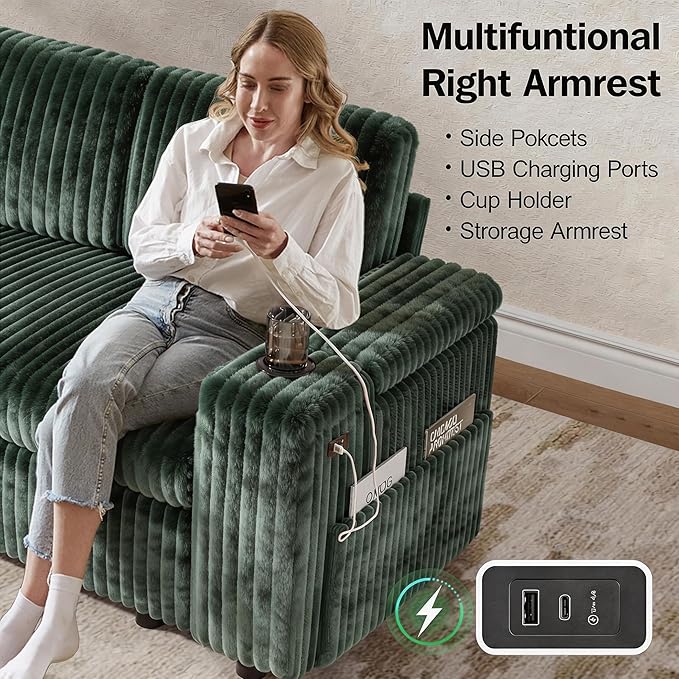 Vipbear 86" Modular Sectional Sleeper Sofa