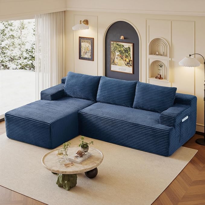 96" Sectional Couches for Living Room Cloud Couch Sofa