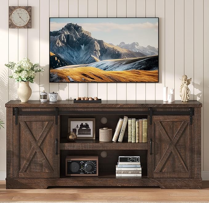 AMERLIFE 66" Farmhouse TV Stand