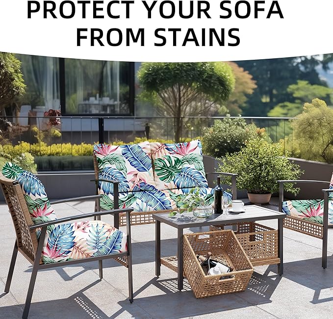 Outdoor Cushion Covers Set, Replacement