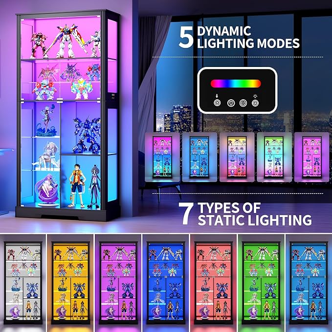 HNEBC Glass Display Cabinet