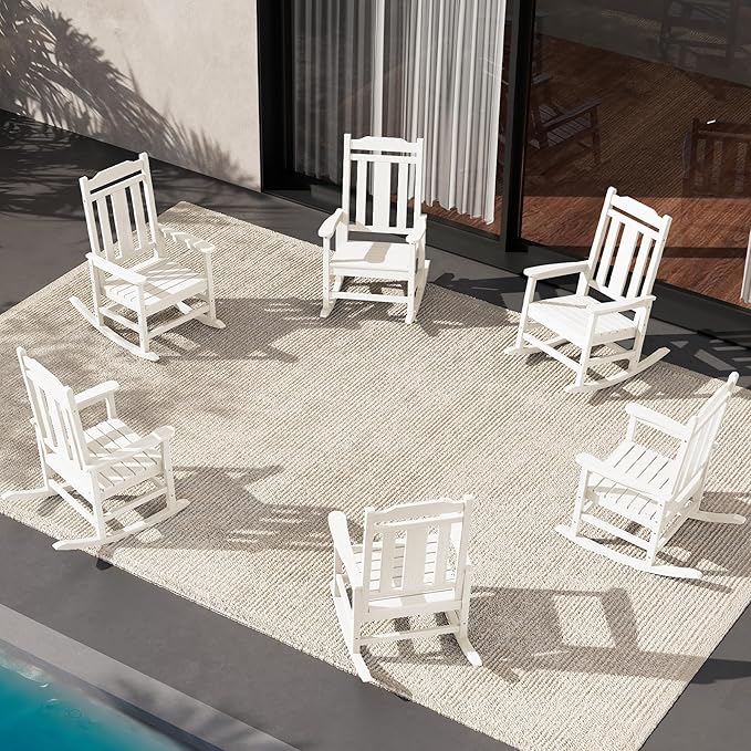 SERWALL HDPE Outdoor Rocking Chair