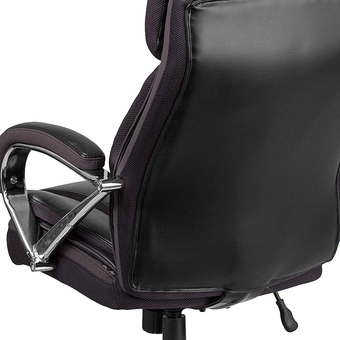 Flash Furniture HERCULES Series Big & Tall 500 lb. Rated Black LeatherSoft