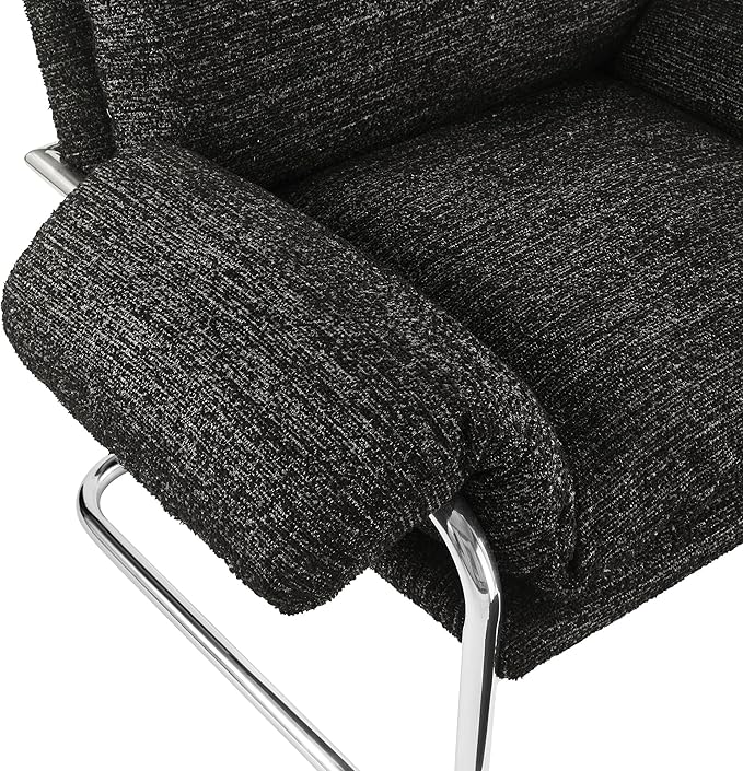Modway Ansel Boucle Accent Chair in Charcoal
