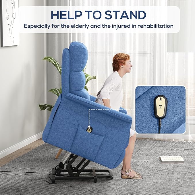 HOMCOM Power Lift Recliner Chair