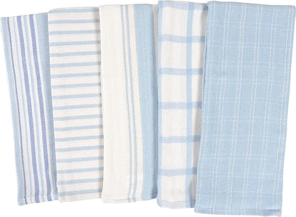 KAF Home Assorted Flat Kitchen Towels | 100% Cotton