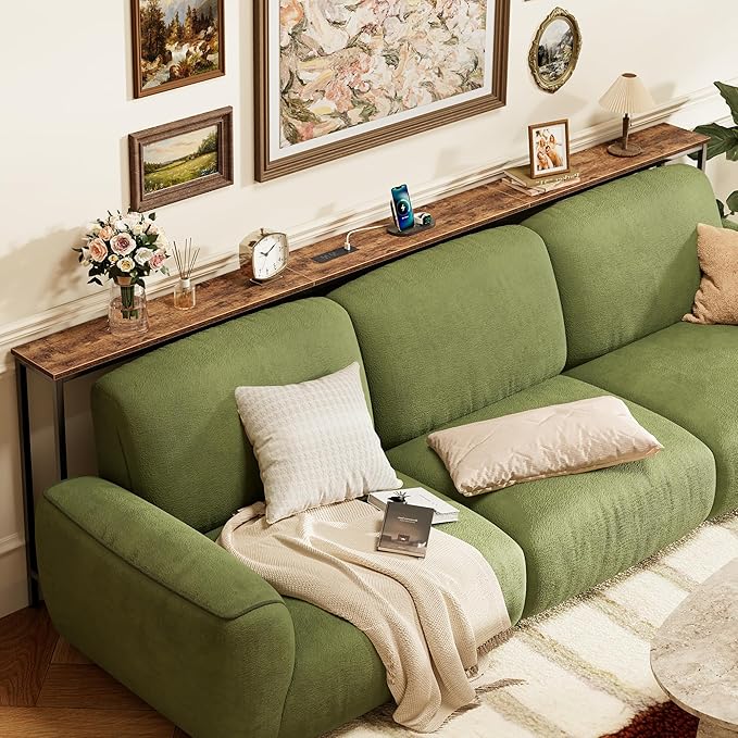 SUPERJARE 102.4 Inch Sofa Table