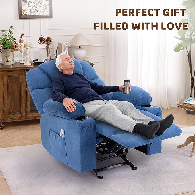 Massage Rocking Recliner Chair, Ergonomic Recliners Sofa