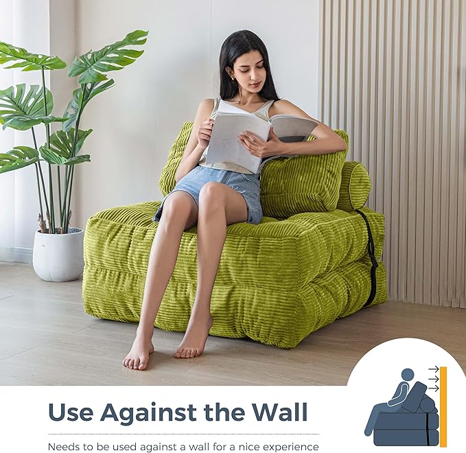 MAXYOYO Folding Sofa Bed, Convertible Sleeper Chair