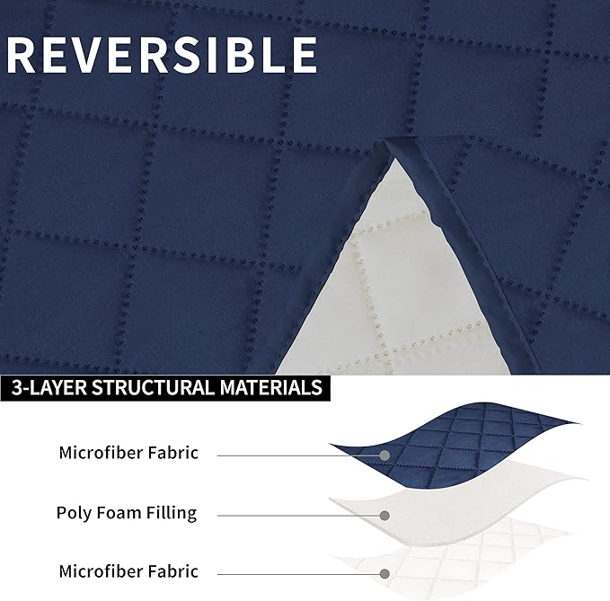 Easy-Going Recliner Sofa Cover, Reversible Couch Cover