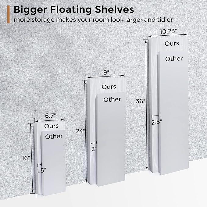 Fun Memories Floating Shelves
