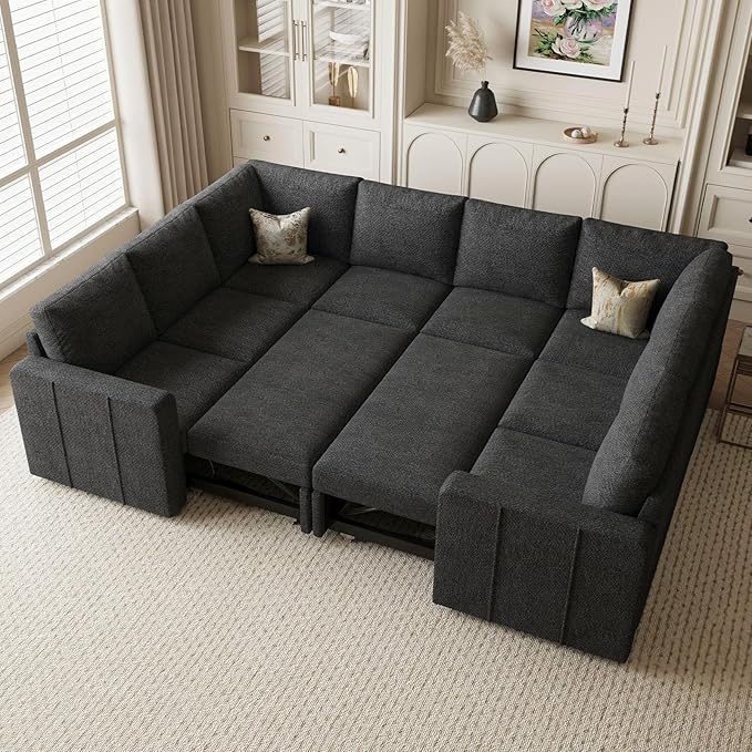 Belffin Modular Sectional Sleeper Sofa Bed