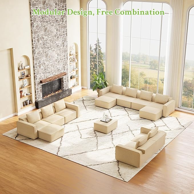 Welzona 75" loveseat Sofa, Comfy Chenille Love Seat, Wood Frame Small Couches