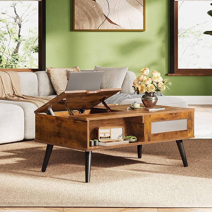 WLIVE Coffee Table, Lift Top Coffee Table