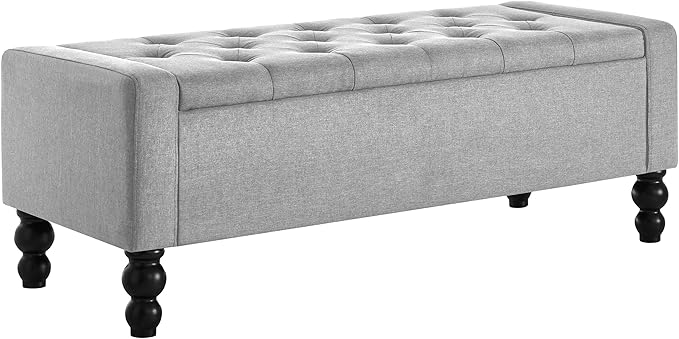 50" W Storage Ottoman Bench