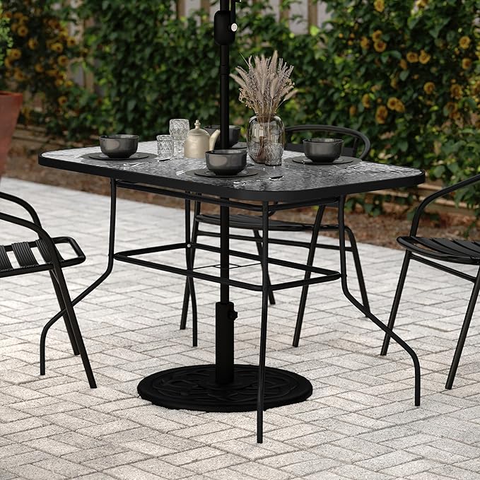 Flash Furniture Tory Rectangle Patio Table