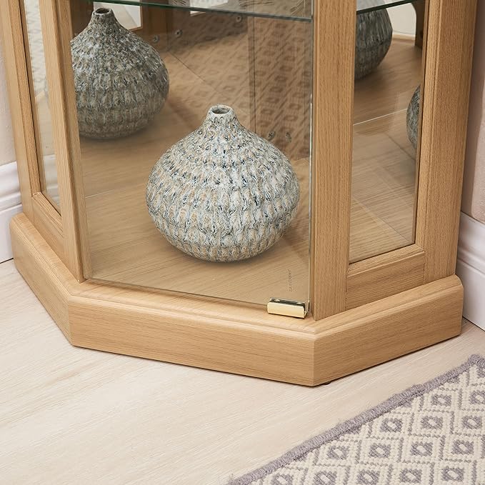 Glass Corner Display Cabinet